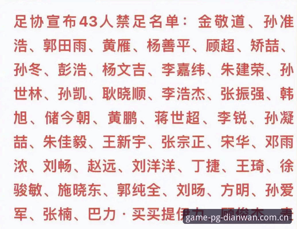 从17+48的数字看足坛整顿：5个维度拆解禁足名单背后的透明度进化